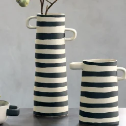 Keramik Vase Rayu gestreift ASA