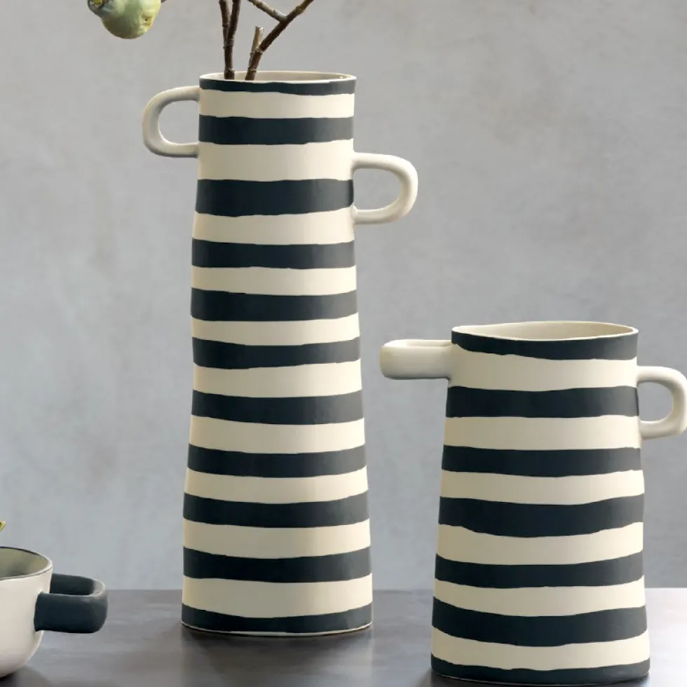 Keramik Vase Rayu gestreift ASA