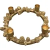 Kerzenhalter Adventskranz Lilian gold 23 cm