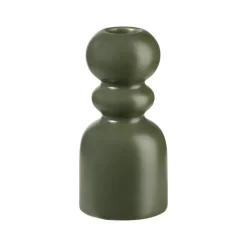 Kerzenhalter Stabkerzen ASA matt grün COMO H 13 cm