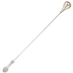Kerzenlöscher Bent silber Kaheku Länge 36 cm