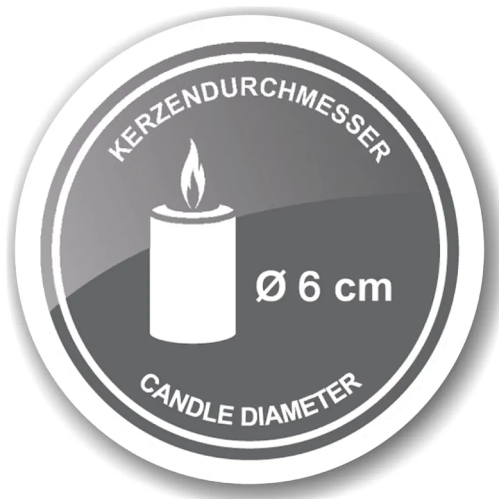 Kerzenständer JAMES Edzard 6 flammig Länge 55 cm