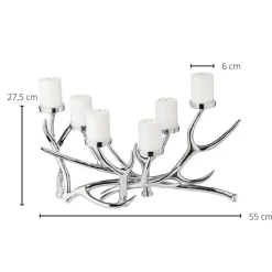 Kerzenständer JAMES Edzard 6 flammig Länge 55 cm