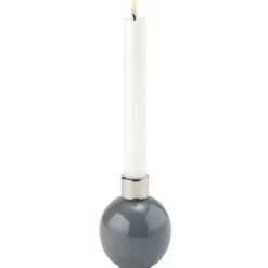 Kerzenständer Saigon dunkelgrau/silber