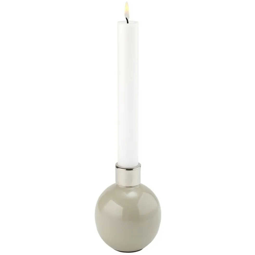 Kerzenständer Saigon sandstone silber