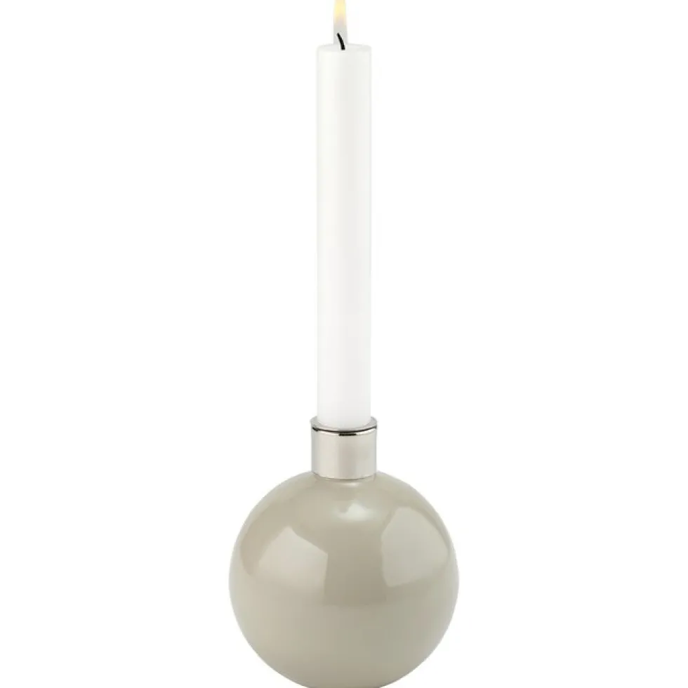 Kerzenständer Saigon sandstone silber