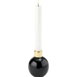 Kerzenständer Saigon schwarz gold