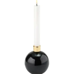 Kerzenständer Saigon schwarz gold