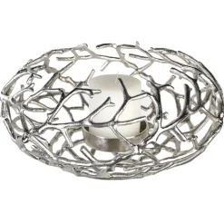 Kerzenständer TWIGS Casablanca silber Durchmesser 42 cm
