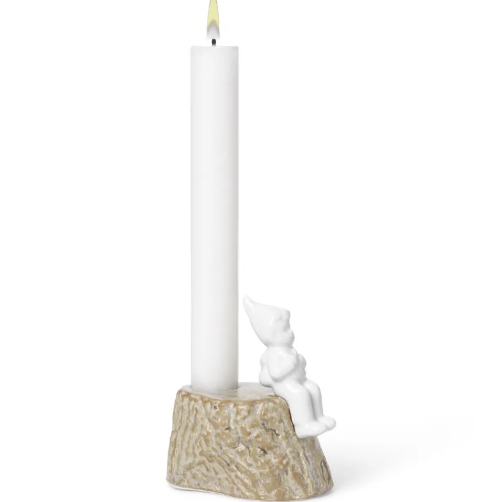 Kerzenständer Weihnachten Porzellan Christmas Trip Kähler H 9 cm