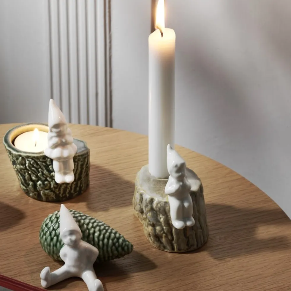 Kerzenständer Weihnachten Porzellan Christmas Trip Kähler H 9 cm