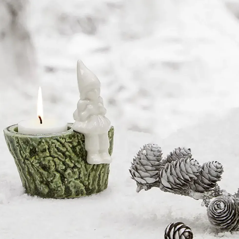 Kerzenständer Weihnachten Porzellan Christmas Break Kähler H 10 cm