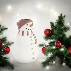 Kerzenständer Weihnachten Schneemann Hammershoi H 10 cm