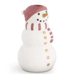 Kerzenständer Weihnachten Schneemann Hammershoi H 10 cm