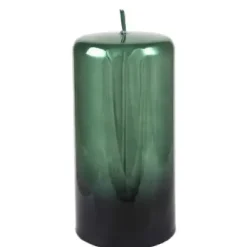 Kerze Schwarz Grün 2er Set Cylinderkerze Cellini