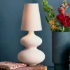 Kähler Balustre Tischlampe rosa Höhe 43 cm