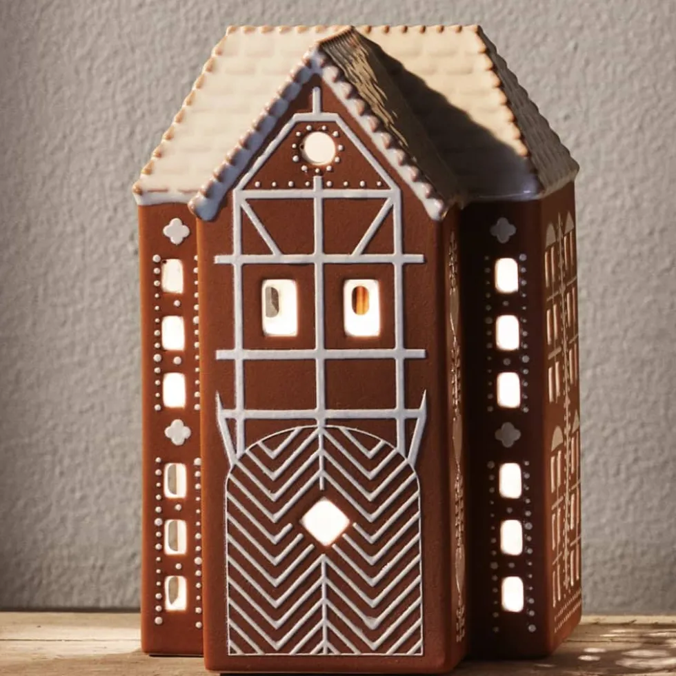 Kähler Lichthaus GINGERBREAD Höhe 17 cm