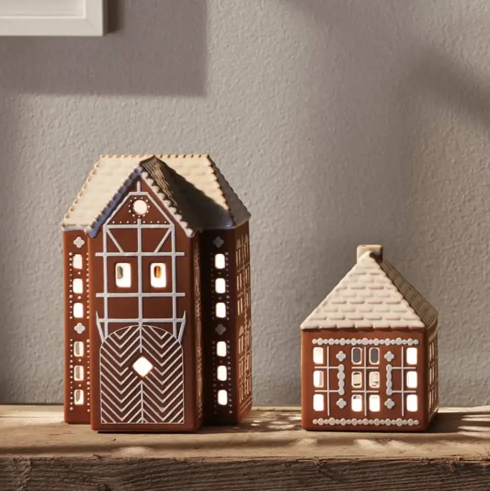 Kähler Lichthaus GINGERBREAD Höhe 17 cm