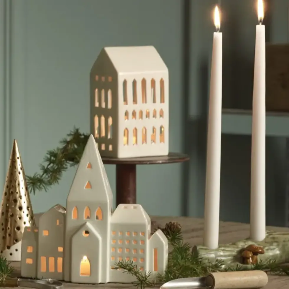 Kähler Lichthaus Keramik CHURCH Urbania Höhe 18 cm