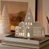 Kähler Lichthaus Keramik CITY Urbania Höhe 21 cm