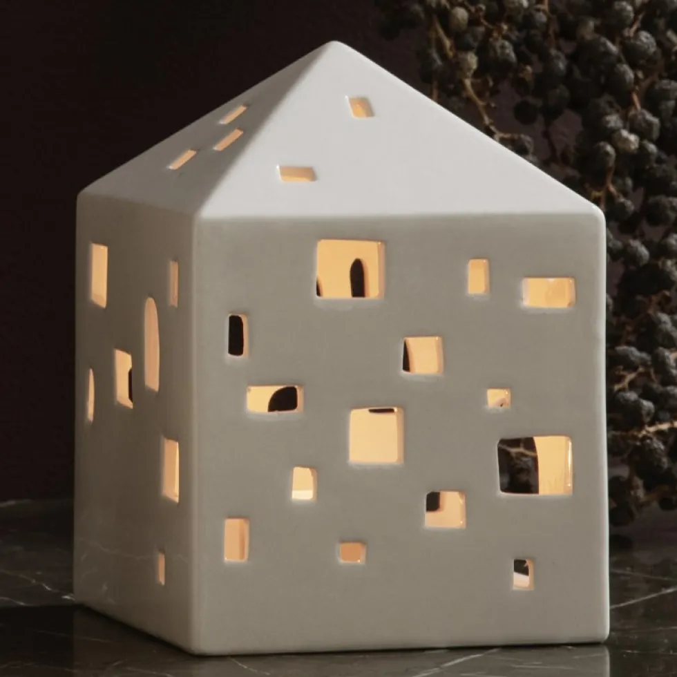 Kähler Lichthaus Keramik TOWN HOUSE Urbania H 12 cm