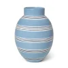 Kähler Vase blau OMAGGIO NUOVO Höhe 30 cm