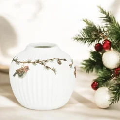 Kähler Vase Hammershoi Christmas Höhe 13 cm