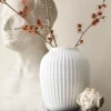 Kähler Vase Hammershoi weiß Höhe 25 cm