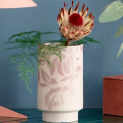 Kähler Vase Kabell rosa H 26 cm