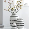 Kähler Vase Omaggio silber Höhe 30 cm
