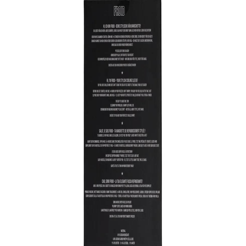 Kühlmanschette Wein – WINE & DINE – GiftCompany