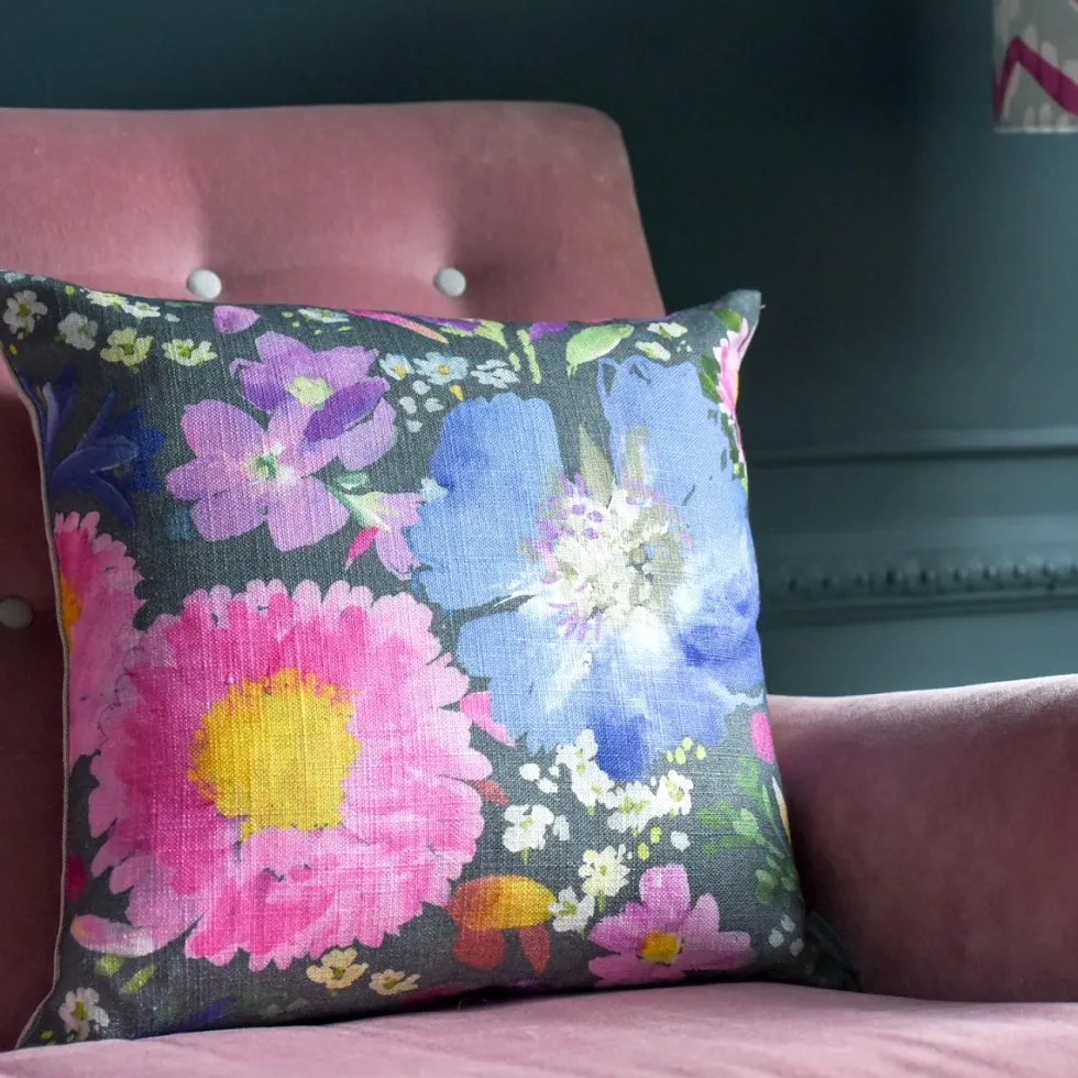 Kissen Blumen Bluebellgray KIPPEN CUSHION 45×45 cm