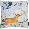 Kissen FUCHS Magma mit Federfüllung 40×40 cm