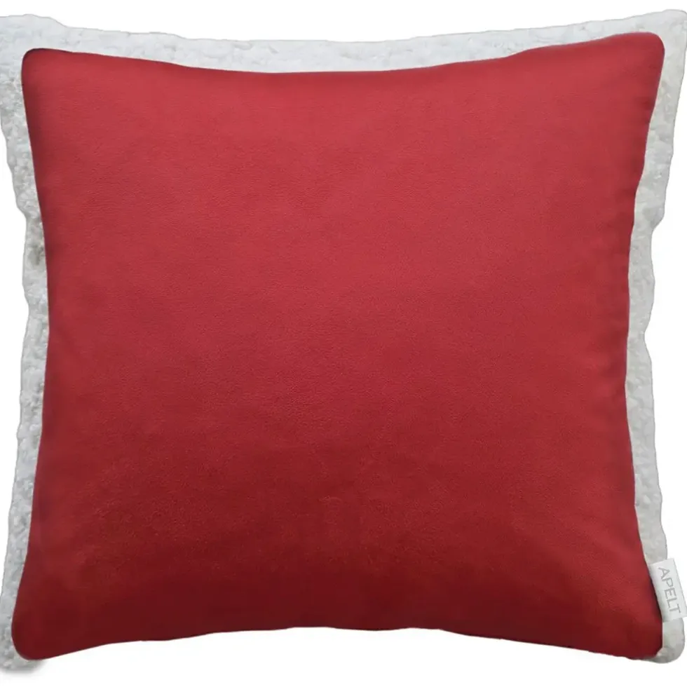 Kissenhülle Apelt Montana rot 46×46 cm