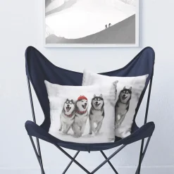 Kissenhülle von Apelt Winter 3701 Husky 46×46 cm