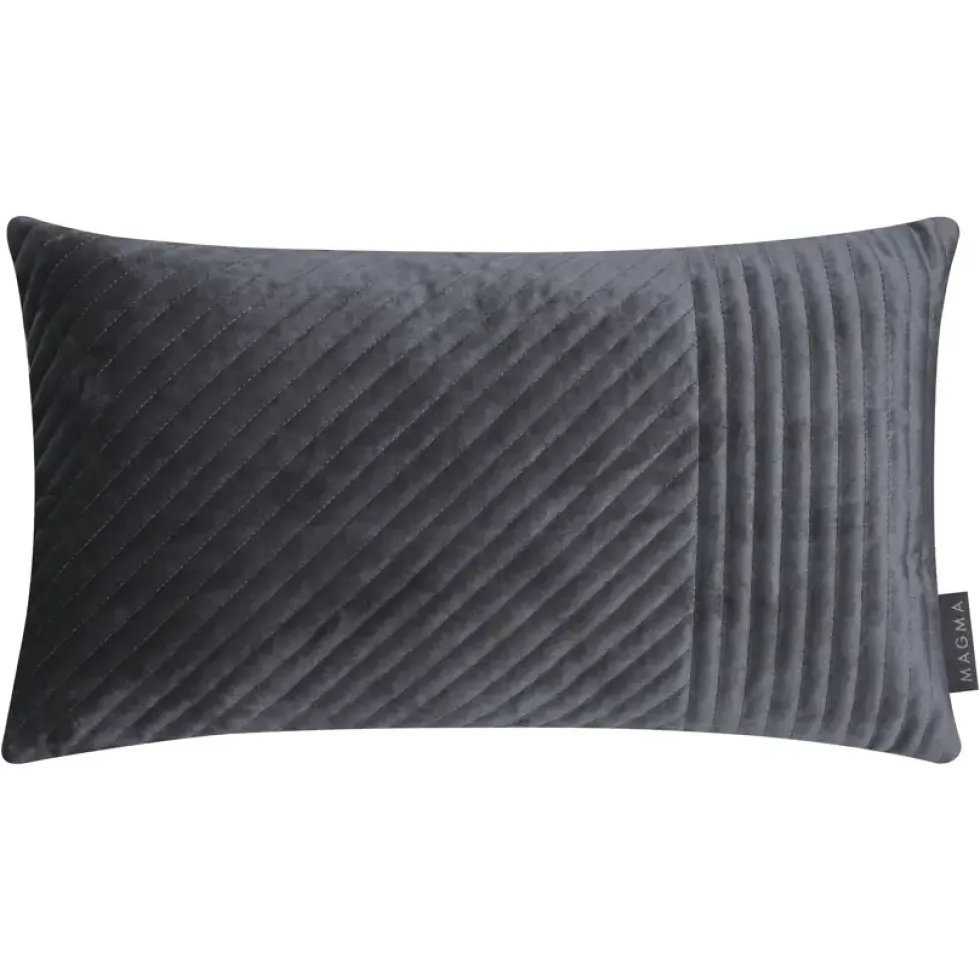 Kissen Magma BENITA anthrazit 30 x 50 cm