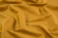 Kissen Magma 50×50 cm Samt Uni senf