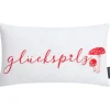 Kissen Magma GLÜCK Glückspilz 30 x 50 cm
