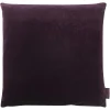 Kissen Magma SAMT UNI weinrot 50×50 cm