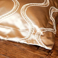 Kissen Pimlico Charlwood nougat mit Stehsaum 50×50 cm