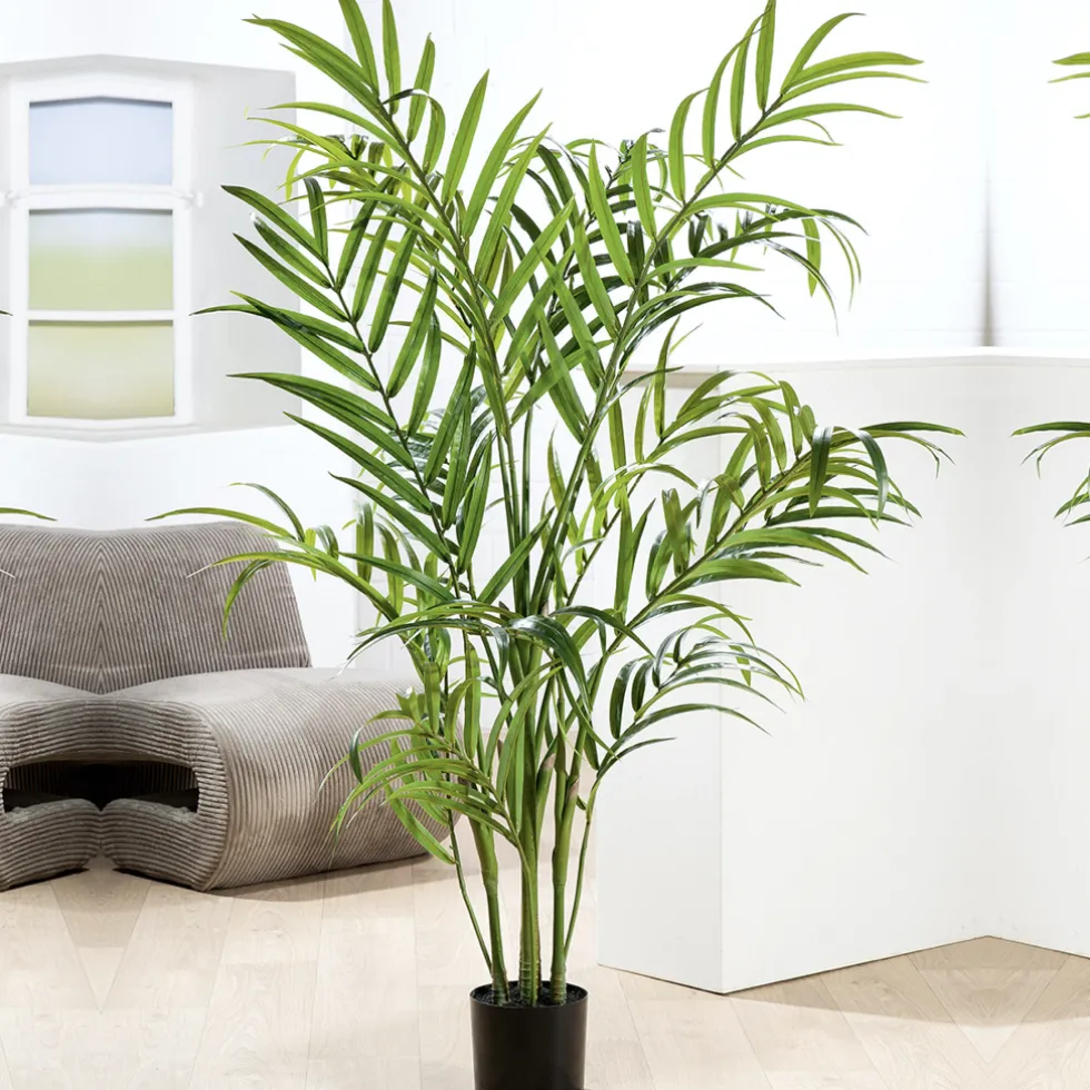 Künstliche Palme Zimmerpflanze im Topf Höhe 150 cm