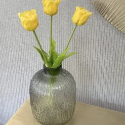 Künstliche Papageientulpe wie echt 3er Bund Höhe 44 cm