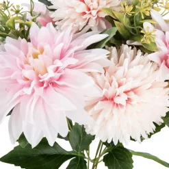 Künstlicher Blumenstrauß Chrysantheme Dahlie Höhe 42 cm