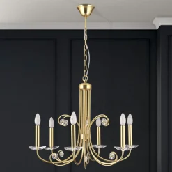Kronleuchter gold matt ALEXIS