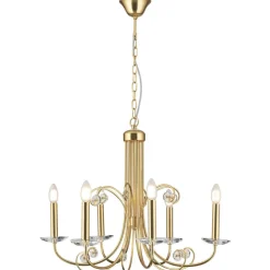 Kronleuchter gold matt ALEXIS