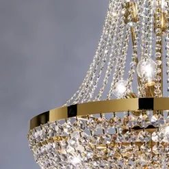 Kronleuchter Kristall ALESSANDRIA gold