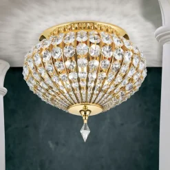 Kronleuchter modern OPHELIA gold
