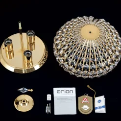 Kronleuchter modern OPHELIA gold