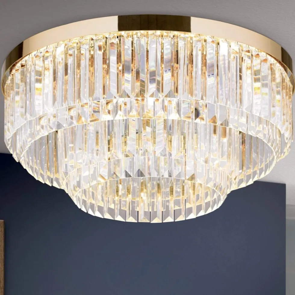 Kronleuchter modern PHILINE gold
