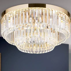 Kronleuchter modern PHILINE gold
